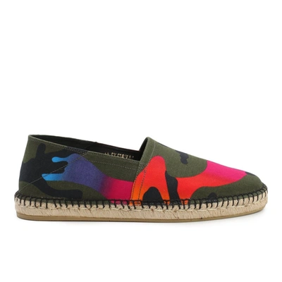 VALENTINO GARAVANI VALENTINO GARAVANI VALENTINO VLTN CAMOUFLAGE ESPADRILLES