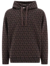 Valentino Toile Iconographe-print Cotton Hoodie In Black