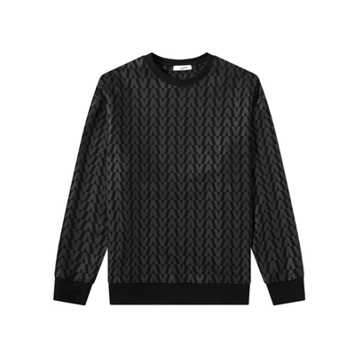 Valentino Logo Sweartshirt In Black