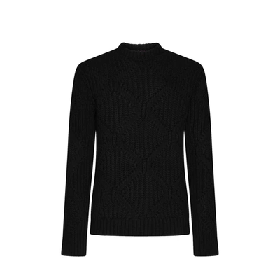 Valentino Wool Jumper In Black
