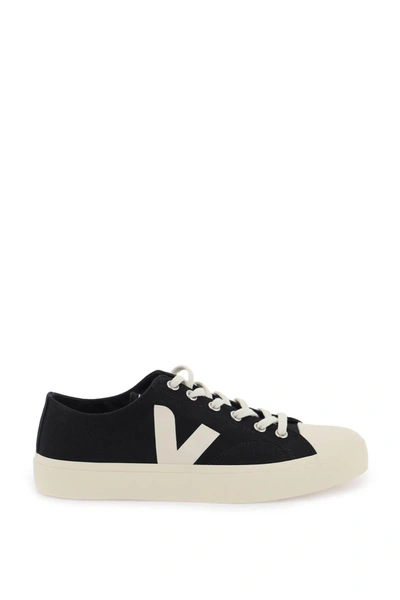 Veja Black Wata Ii Low Canvas Sneakers