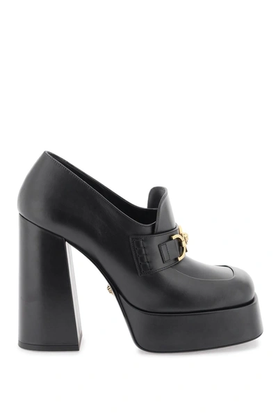 Versace Medusa '95 Leather Pumps For Women In Black