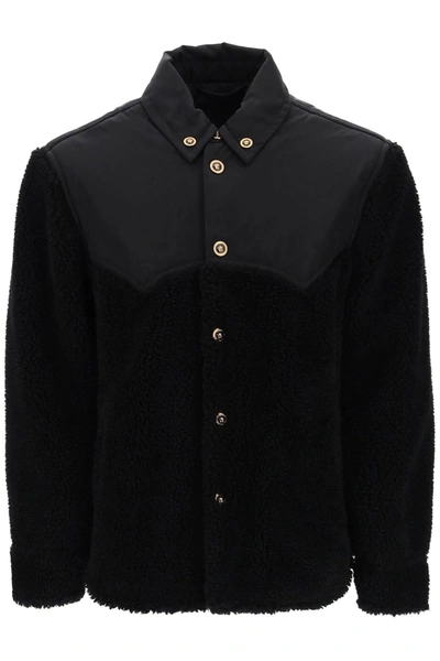 VERSACE VERSACE BAROCCO SILHOUETTE FLEECE JACKET