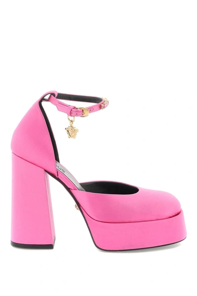 Versace Medusa Platform Pump In Pink