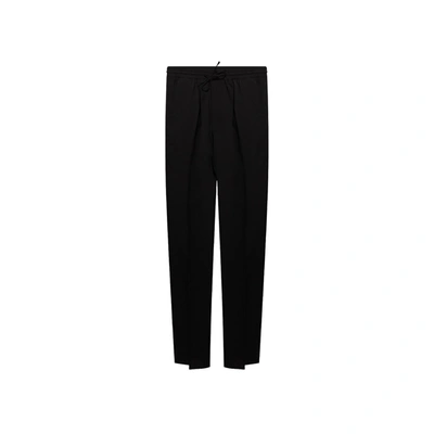 Versace Pleat-front Trousers In Black