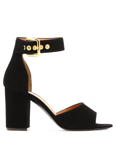 Via Roma 15 Fibbiona Sandals In Black