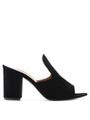 Via Roma 15 Woman Sandals Black Size 7 Soft Leather