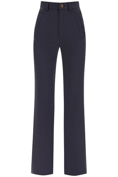 VIVIENNE WESTWOOD VIVIENNE WESTWOOD 'RAY' TROUSERS IN RECYCLED CADY