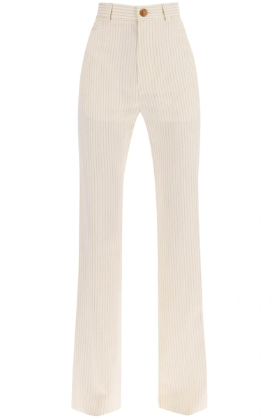 Vivienne Westwood Off-white High Waisted Pants In Beige