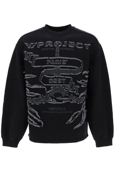 Y/project Paris' Best Oversized Sweatshirt For Men In Black