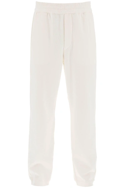 Zegna Cotton & Cashmere Sweatpants In White