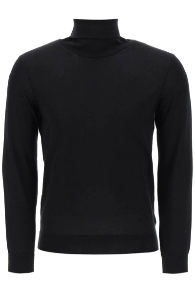 Zegna Cashseta Turtleneck Sweater In Black