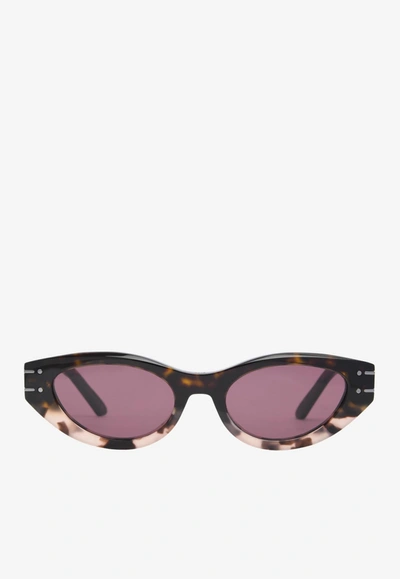Dior 51mm Cat Eye Sunglasses In Burgundy