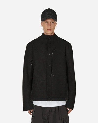 Acronym J70-bu Burel Wool Jacket In Black