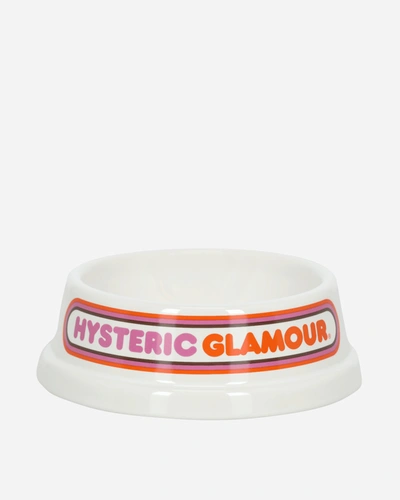 Hysteric Glamour Flower Trip Dog Bowl In White