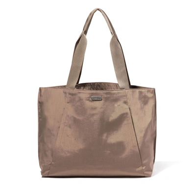 Baggallini Multi Compartment Tote Bag In Brown