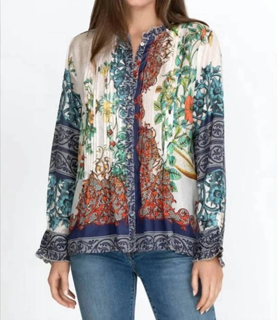 Johnny Was Lace Evette Blouse In Multi