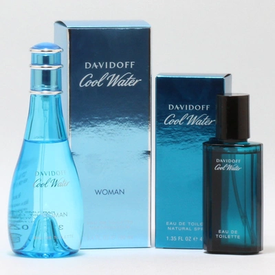 Davidoff Cool Water Duo - 3.4 oz Ladies & 1.35 oz Men
