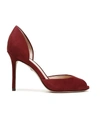 Veronica Beard Gadot Suede Peep-toe Pumps In Multi