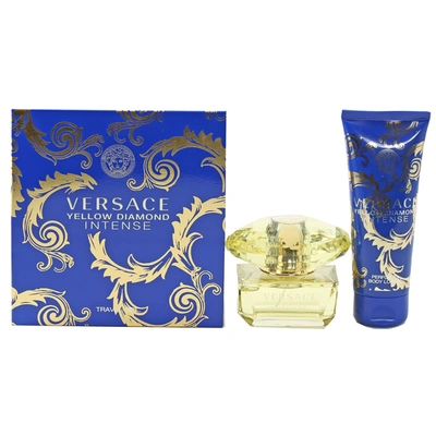 Versace Yellow Diamond Intense 1.7 oz Spray & 3.4 oz Body Lotion