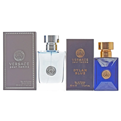 Versace Men's Duo - Pour Homme 1.7 oz & Dylan Blue 1 oz Edt Sprays