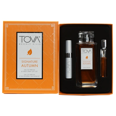 Tova Signature Autumn 3.4oz Fragrance Spray, .34 oz Atomizer & .34 oz Refill