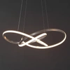 JONATHAN Y ALEXIA 25" ABSTRACT INTEGRATED LED METAL ADJUSTABLE PENDANT