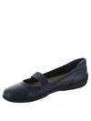 Easy Spirit Golden Womens Leather Slip On Mary Janes In Blue