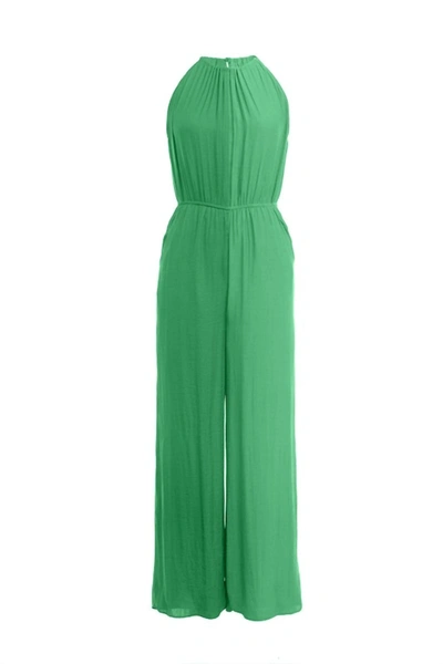Naked Zebra Women's Cutaway Jumpsuit In Peridot In Green