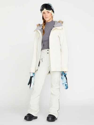 Volcom Womens Shadow Insulated Jacket - Off White