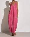 Elan Arrow Print Maxi Dress In Pink In Pink