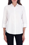 FOXCROFT FOXCROFT CHARLIE COTTON BUTTON-UP SHIRT