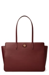 TORY BURCH ROBINSON LEATHER TOTE