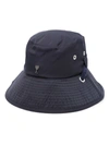 Ami Alexandre Mattiussi Ami De Coeur Logo-plaque Bucket Hat In Night Blue