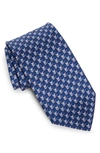 FERRAGAMO COW PRINT SILK TIE