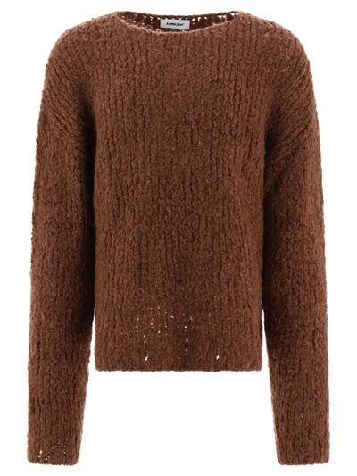 Ambush Mohair Blend Sweater In Brown