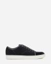 LANVIN DBB1 SUEDE AND PATENT LEATHER SNEAKERS POUR HOMME