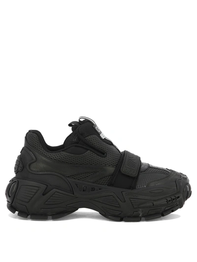 Off-white Panelled Chunky Sneakers In Black Black