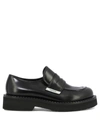 Premiata Chunky Leather Lug Loafers