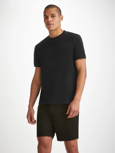 Derek Rose Barny 2 Cotton-jersey T-shirt In Black