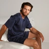 Lunya Men's Washable Silk Short Set In Deep Blue