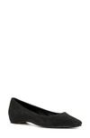 Aquatalia Marcella Fabric Ballerina Flats In Black