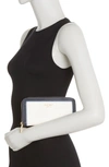 Kate Spade Morgan Colorblock Saffiano Leather Wallet In Cream Multi