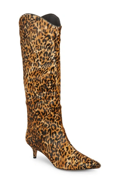 Schutz Boot Maryana In Animal Print