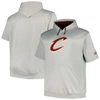 Fanatics Branded Silver Cleveland Cavaliers Big & Tall Logo Pullover Hoodie In Silver