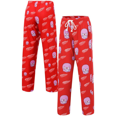Concepts Sport Red Detroit Red Wings Gauge Allover Print Knit Sleep Pants