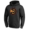 Fanatics Branded Black Atlanta Hawks Hardwood Pullover Hoodie In Black