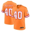 NIKE YOUTH NIKE MIKE ALSTOTT ORANGE TAMPA BAY BUCCANEERS RETIRED PLAYER GAME JERSEY