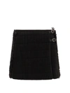 Durazzi Milano Black Stretch Polyester Mini Skirt