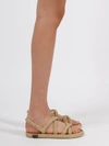 Bohonomad Tahiti Sandals In Nude & Neutrals